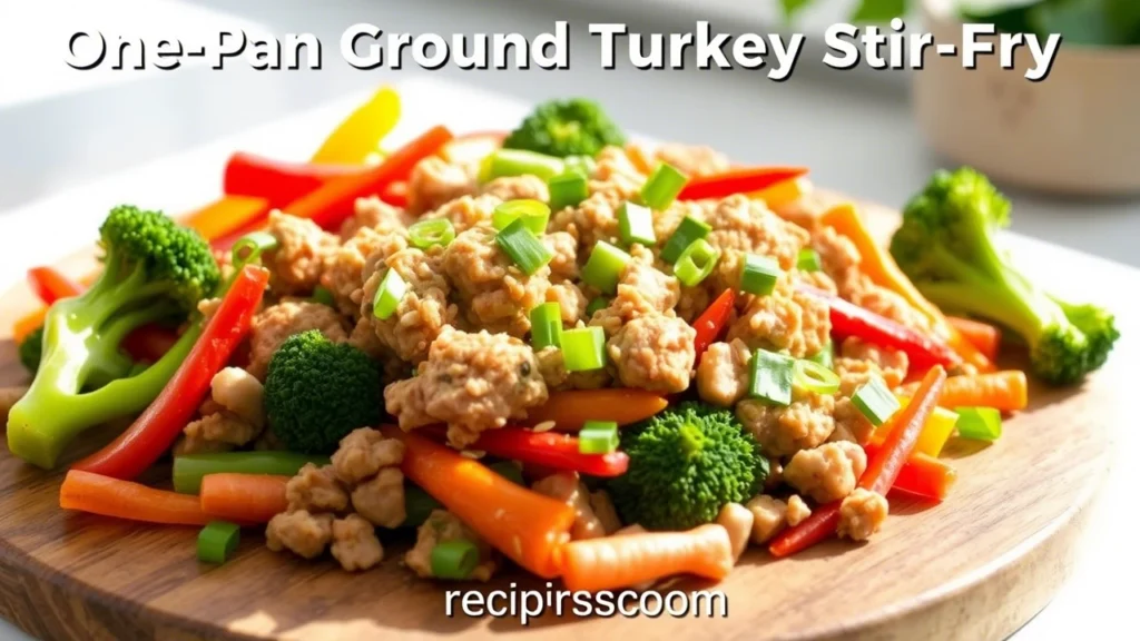 One-Pan Ground Turkey Stir-Fry