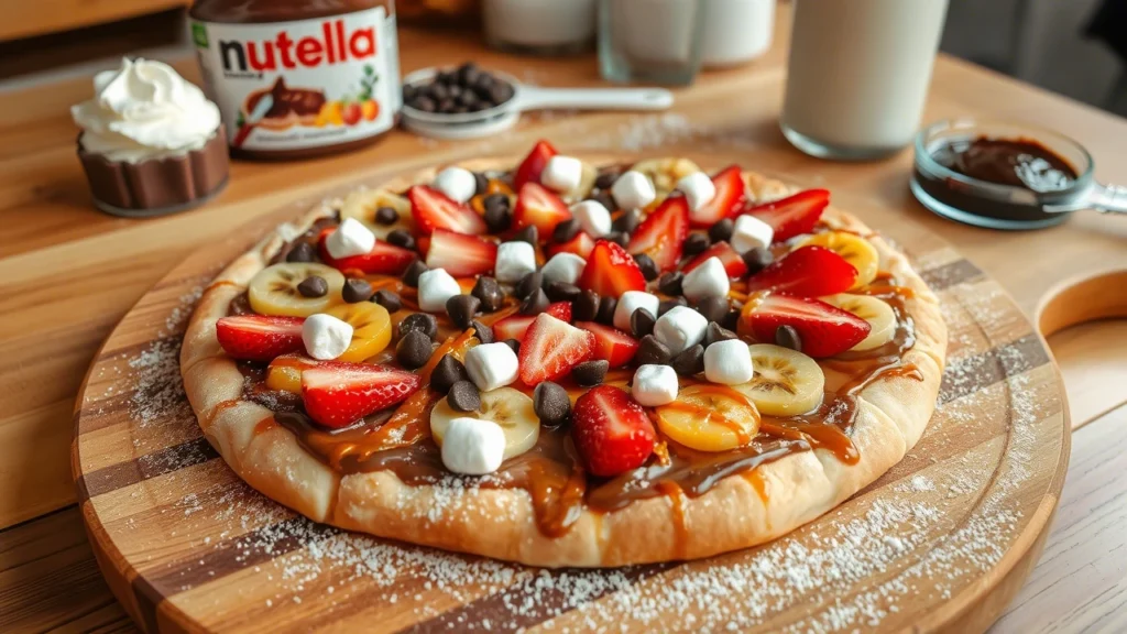 Indulgent Dessert Pizza Recipe You’ll Love