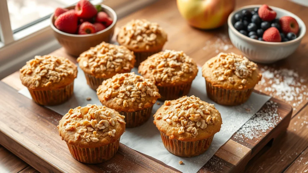 Baked Apple Breakfast Muffins