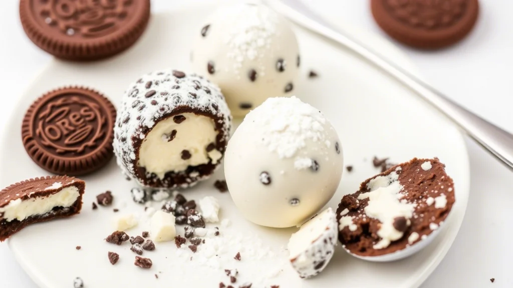 Oreo Cream Cheese Truffles