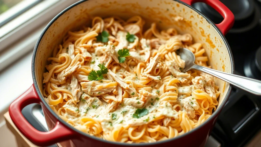 One-Pot Rotisserie Chicken Pasta