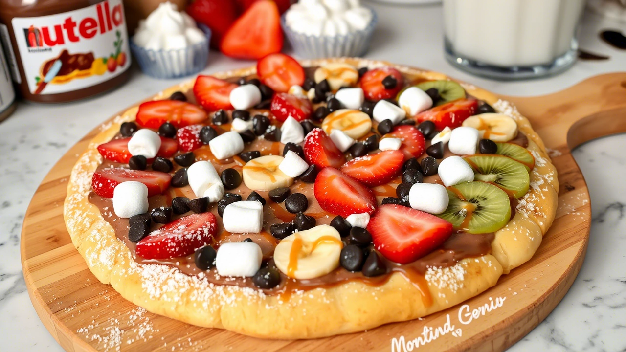 Sweet, Delicious Dessert Pizza: The Ultimate Recipe!