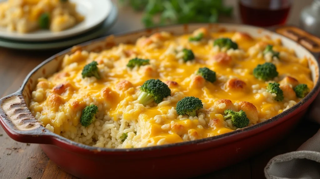 The Ultimate Comfort Food: Chicken Broccoli Rice Casserole