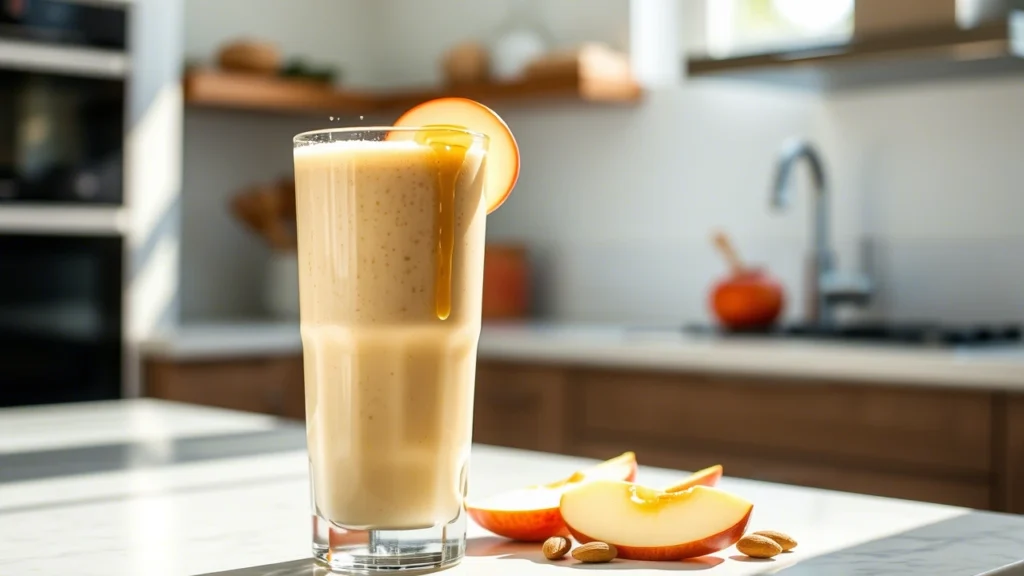 Apple Smoothie with Almond Butter