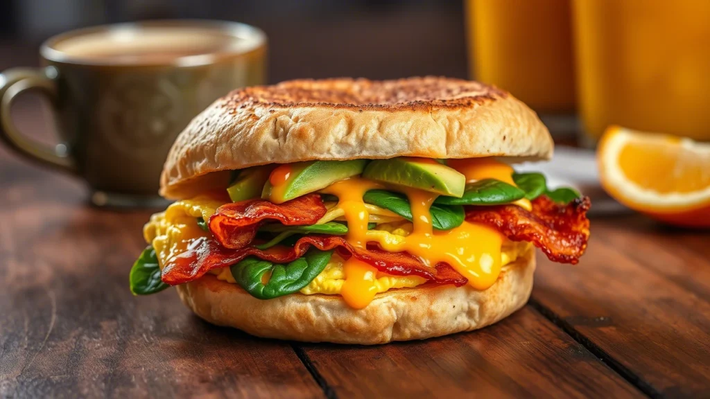 Elevate Your Breakfast with This Flavor-packed Breakfast Sandwich