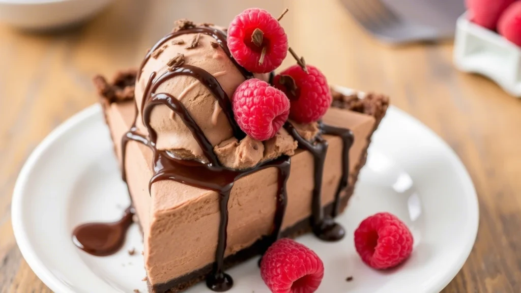 Chocolate Lovers’ Ice Cream Pie (Rich and Indulgent with Fudge and Chocolate Chips)